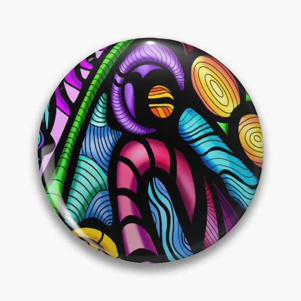 Item preview, A trippy hippie colorful  design  designed and sold by Wicked Cricket.