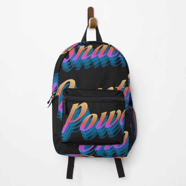 Item preview, Powered by Snacks and Questionable Choices – Funny Retro Gradient Quote Design designed and sold by MerchWSzpilkach.