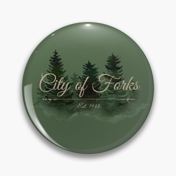 Item preview, City Of Forks Washington Watercolor Trees Design designed and sold by Vileprint.