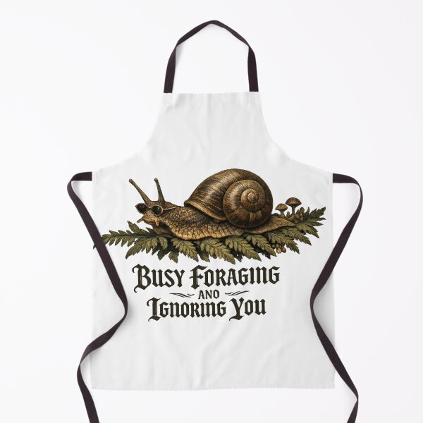 Item preview, Foraging And Ignoring You - Goblincore Snail Humor designed and sold by Retro Mood Co.