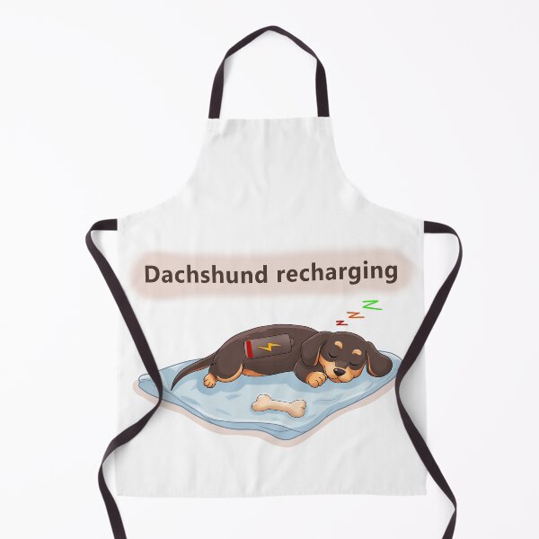 Item preview, Dachshund Recharging - Cute Sleaping Sausage Dog designed and sold by RabanDesigns.