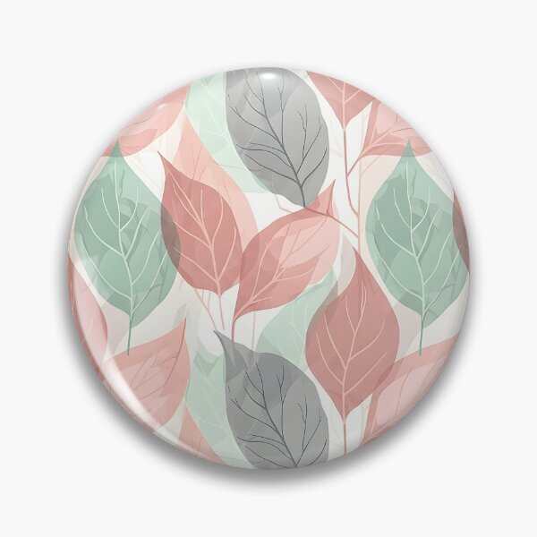 Item preview, Peachy Green Layered Leaves designed and sold by Eclectic Monkey.