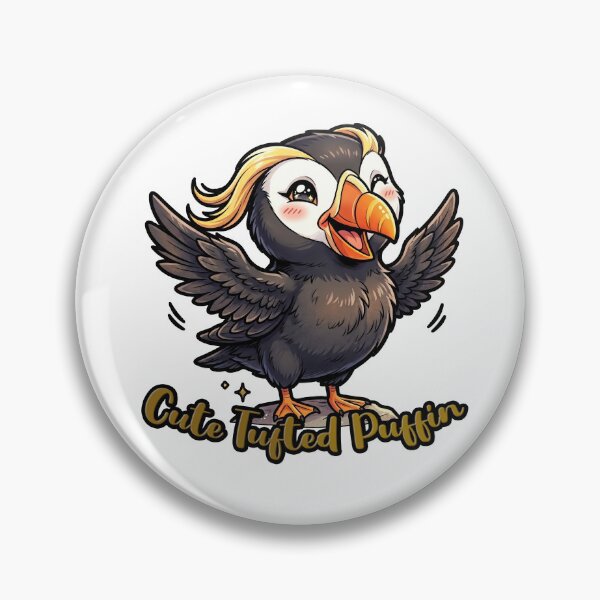 Item preview, Cute Tufted puffin designed and sold by LOVEARTDESIGN.