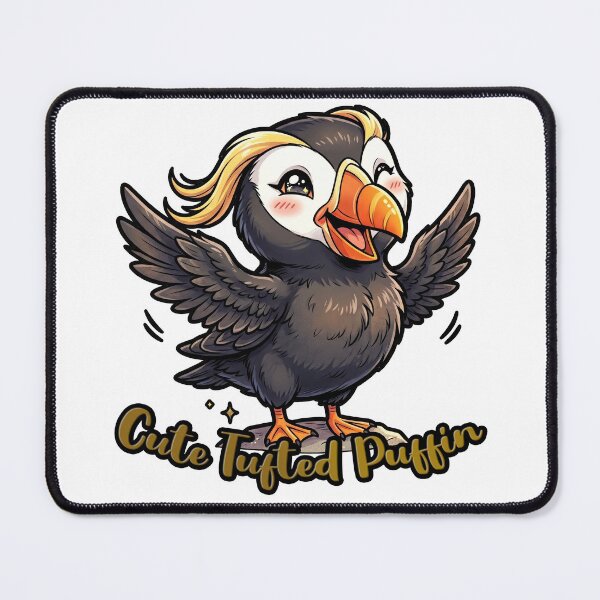 Item preview, Cute Tufted puffin designed and sold by LOVEARTDESIGN.