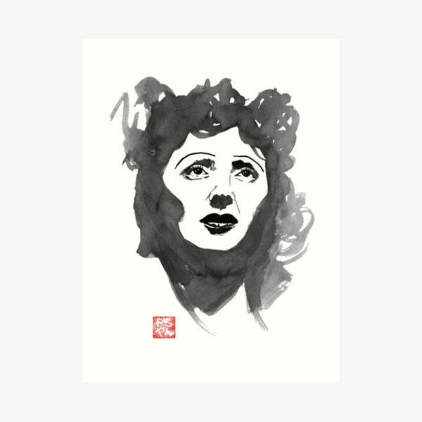 edith piaf Impression artistique