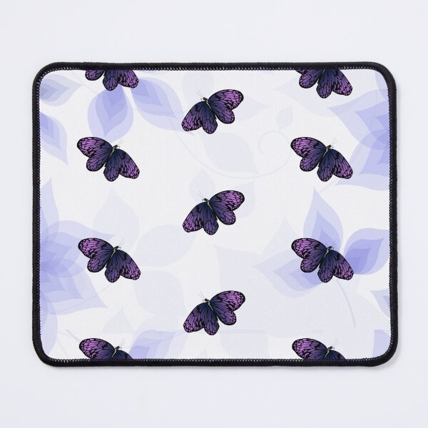 Item preview, Very Peri Butterfly Pattern – Soft Purple Blue Aesthetic Floral Design designed and sold by GulQari.