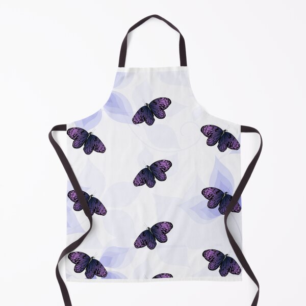 Item preview, Very Peri Butterfly Pattern – Soft Purple Blue Aesthetic Floral Design designed and sold by GulQari.