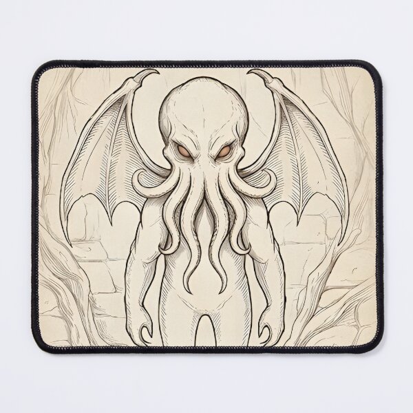 Item preview, Vintage Cthulhu Illustration - The Great Old One designed and sold by OutlineStudioDE.