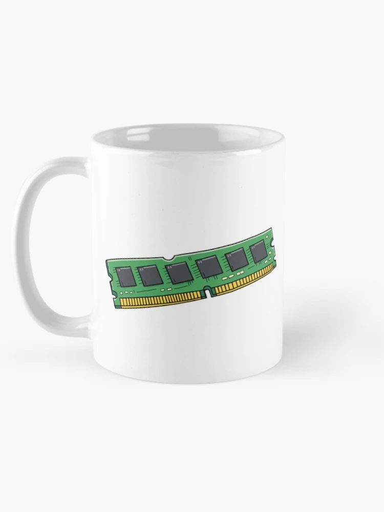 Thumbnail 5 of 6, Coffee Mug, RAM - Memory Stick designed and sold by RabanDesigns.