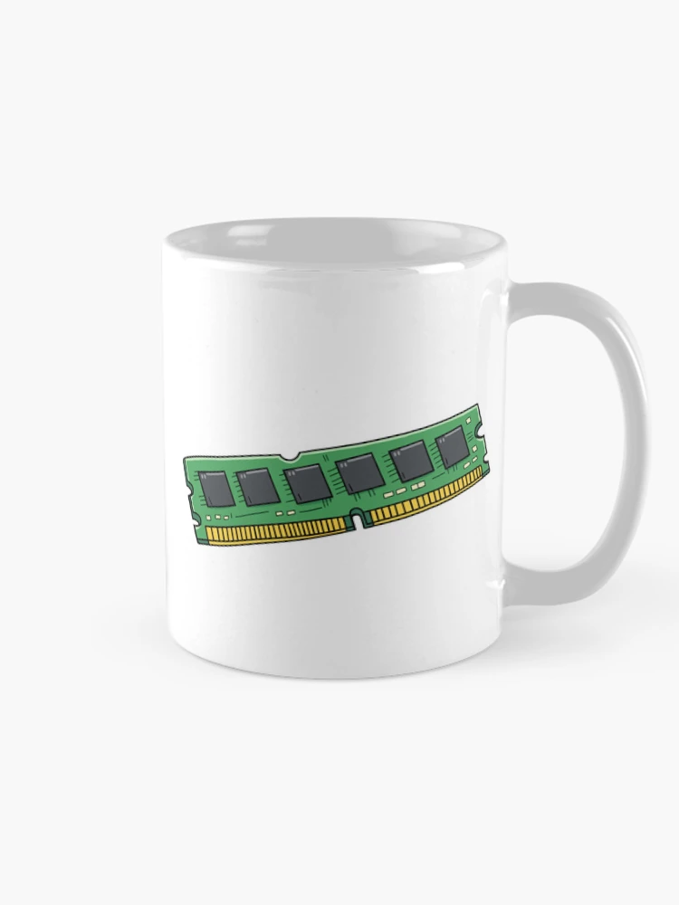 Thumbnail 3 of 6, Coffee Mug, RAM - Memory Stick designed and sold by RabanDesigns.