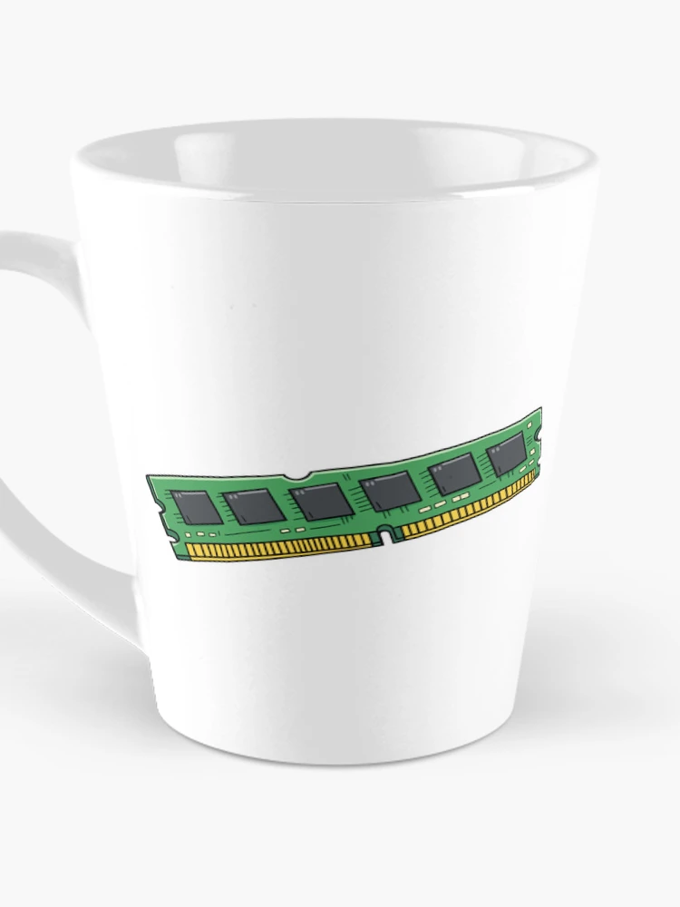 Thumbnail 3 of 4, Coffee Mug, RAM - Memory Stick designed and sold by RabanDesigns.