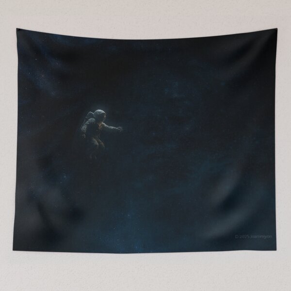 Item preview, Astronaut Floating in Deep Space | Cosmic Nebula Dream designed and sold by Joammiyon.