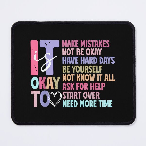 Item preview, It is Okay to Be Anxiety Awareness designed and sold by EzraIBlankenshi.