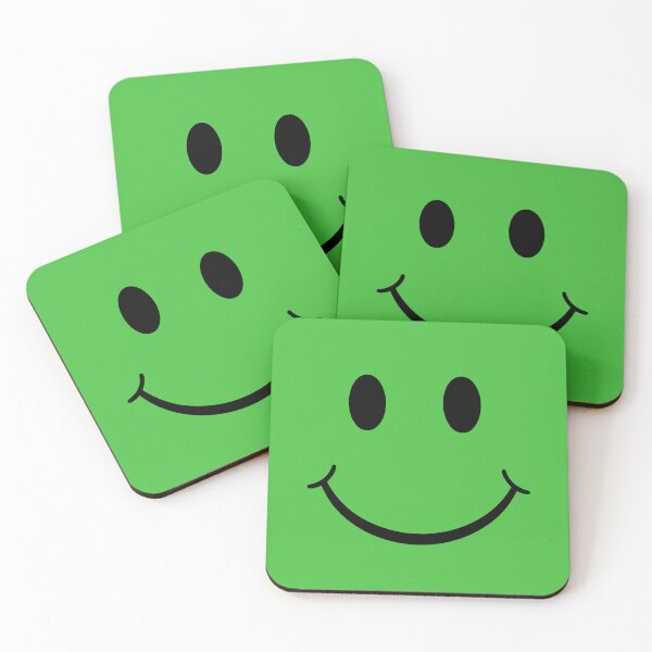 Item preview, Happy Grin - Glowing Green Happy Face designed and sold by ModdiesColors.