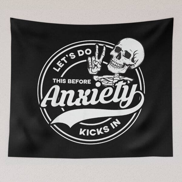 Item preview, Let's Do This Before Anxiety Kicks In Funny Anti Social designed and sold by EzraIBlankenshi.