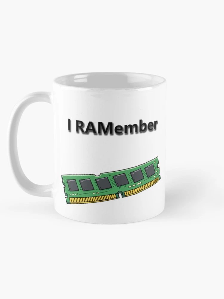 Thumbnail 5 of 6, Coffee Mug, I RAMember - Memory Stick designed and sold by RabanDesigns.