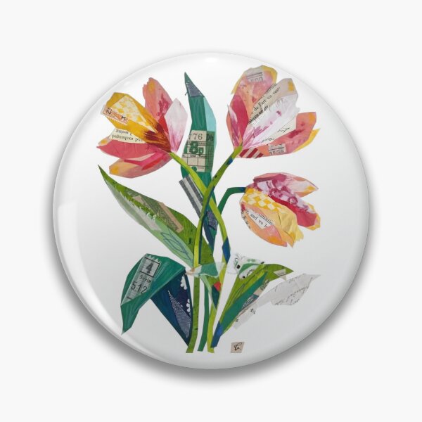 Item preview, Collage Art Paper Flower Bouquet designed and sold by AnimaliaStar.