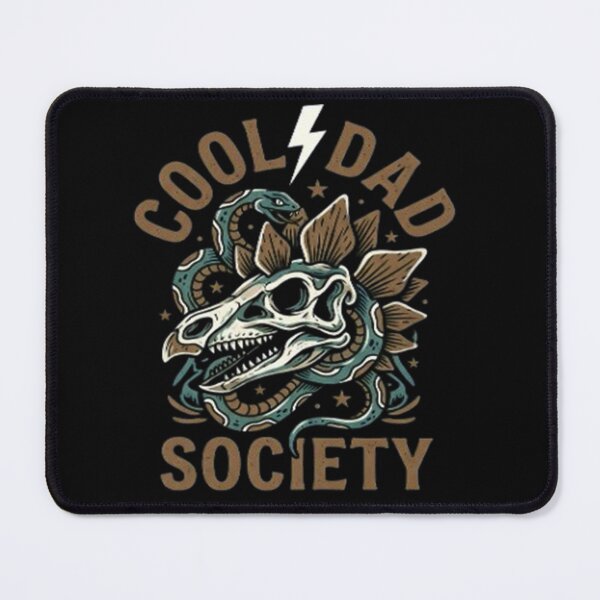 Item preview, Cool Dad Society Dinosaur Skull Snake Vintage Retro Gift for Father’s Day designed and sold by jteart.