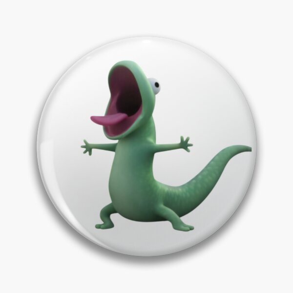 Item preview, Funny Screaming Lizard Cartoon | Derpy Gecko Meme Art | Cute Chaotic Creature Illustration designed and sold by Dyan4.