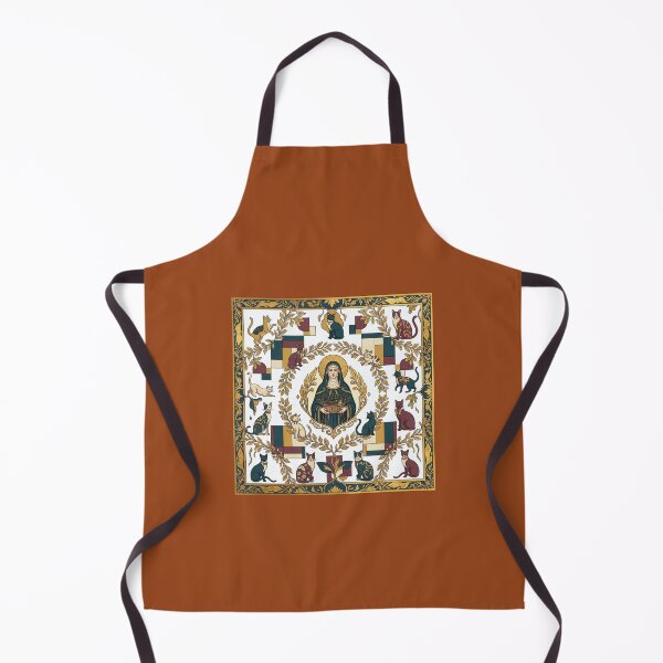 Item preview, Saint Gertrude of Nivelles with cats. designed and sold by Natalia-Vlad.