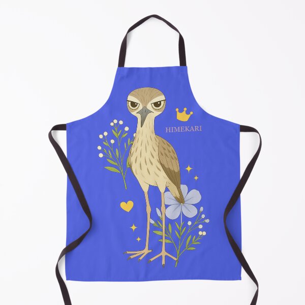 Item preview, Australian Stone-Curlew with Flowers - Solid Navy) designed and sold by HIMEKARI.