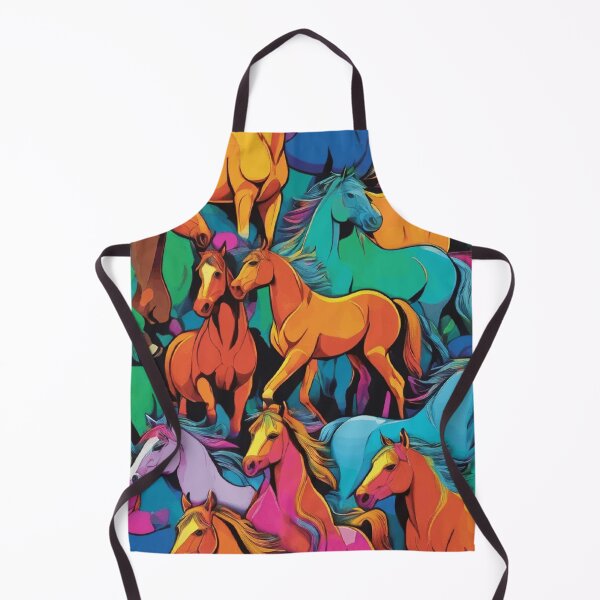 Artikelvorschau, Mustang Fluorescent Horse Crew. entworfen und verkauft von MaryJRWachira.