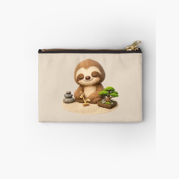 Item preview, Zen Sloth Bonsai Garden | Cute Kawaii Meditation Animal 3D CGI Aesthetic designed and sold by Moons Studio.