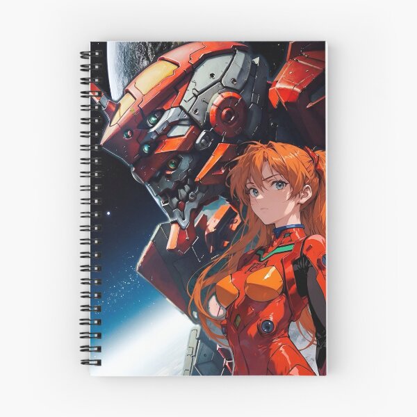 Item preview, Asuka Mecha Girl Anime | EVA Unit 02 Pilot | Neon Genesis Evangelion Style Mech Art designed and sold by Dyan4.