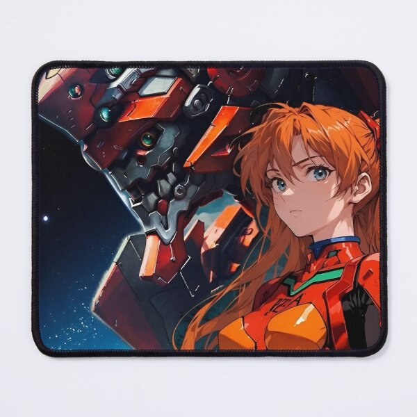 Item preview, Asuka Mecha Girl Anime | EVA Unit 02 Pilot | Neon Genesis Evangelion Style Mech Art designed and sold by Dyan4.