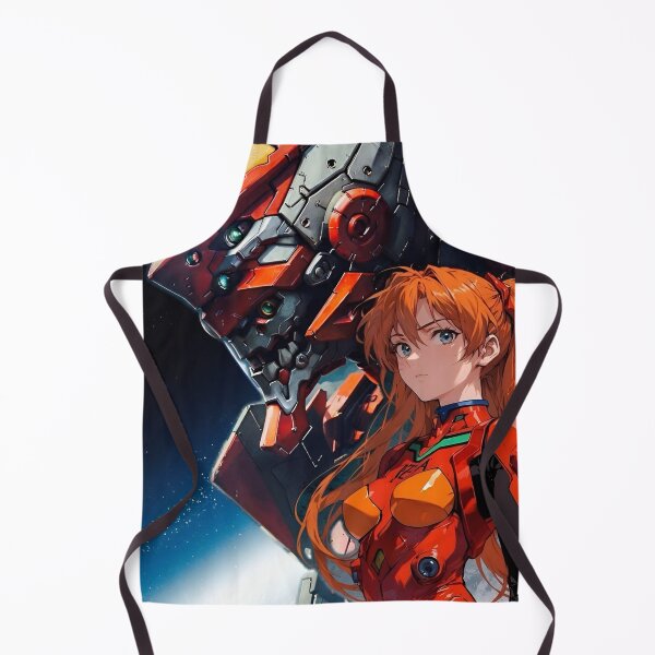 Item preview, Asuka Mecha Girl Anime | EVA Unit 02 Pilot | Neon Genesis Evangelion Style Mech Art designed and sold by Dyan4.