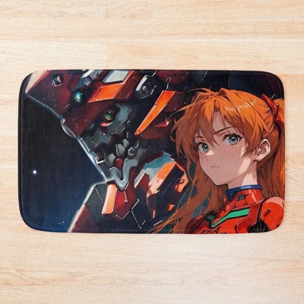 Item preview, Asuka Mecha Girl Anime | EVA Unit 02 Pilot | Neon Genesis Evangelion Style Mech Art designed and sold by Dyan4.