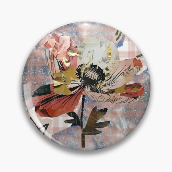 Item preview, Abstract Flower Cosmos Collage Art  designed and sold by AnimaliaStar.