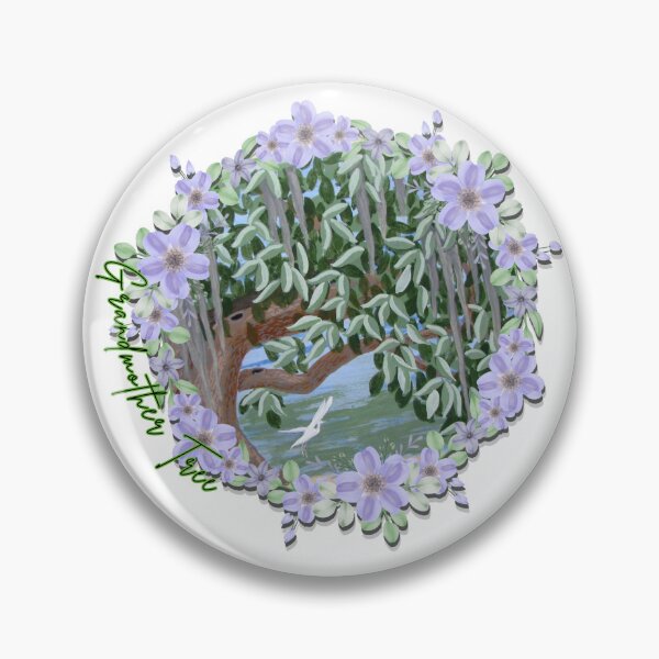 Item preview, Ancient Grandmother Tree: Sacred Live Oak with Wisteria & Egret designed and sold by dcohea.
