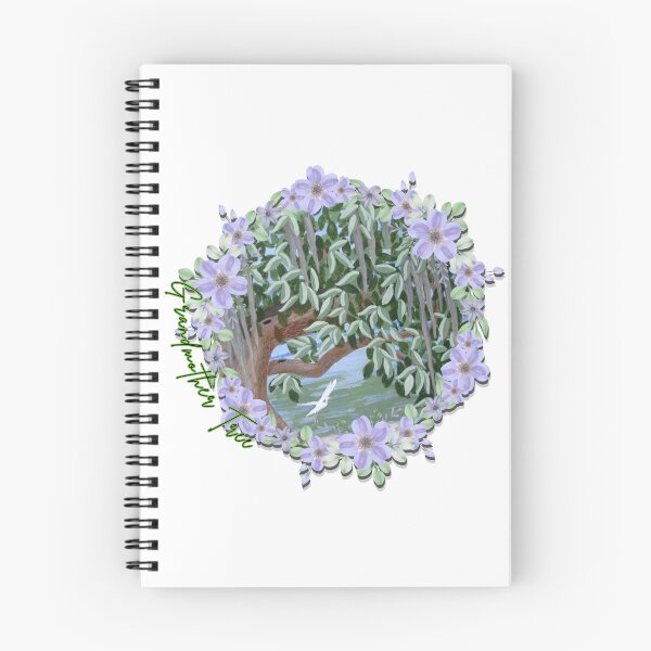 Item preview, Ancient Grandmother Tree: Sacred Live Oak with Wisteria & Egret designed and sold by dcohea.