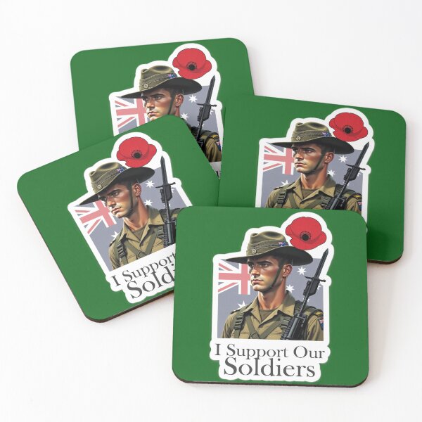 Item preview, I Support Our Soldiers designed and sold by Kirrindy Designs.