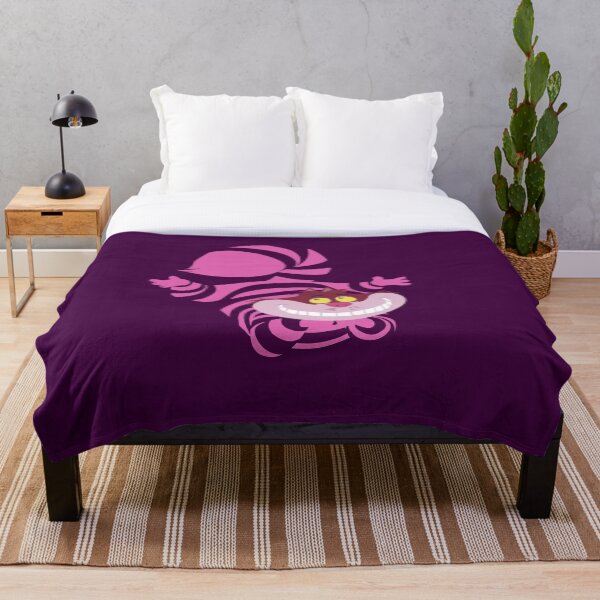 De-Su Art - Cheshire the cat Throw Blanket