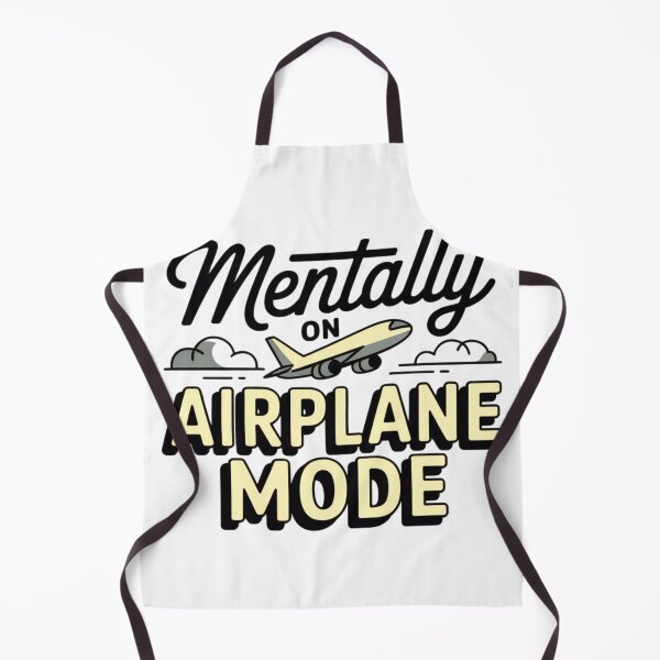 Item preview, Mentally on Airplane Mode – Social Battery Dead Funny Quote Shirt designed and sold by MerchWSzpilkach.