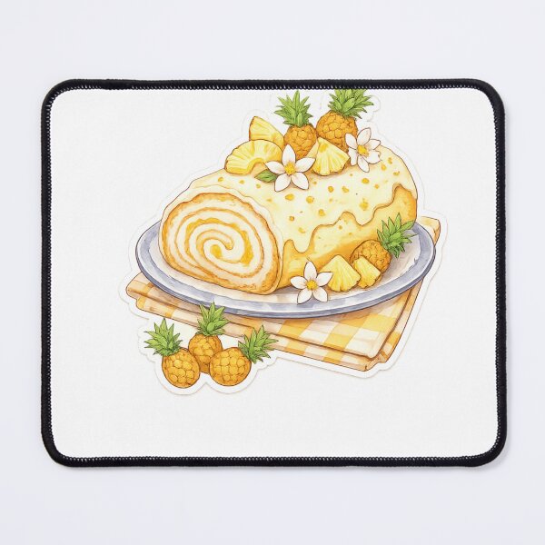 Item preview, Delicious and magical pineapple roll cake designed and sold by LiriosLand.