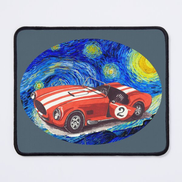 Item preview, Classic Red Racing Car Under Starry Night – Van Gogh Inspired Art II designed and sold by Funnycoin10000.