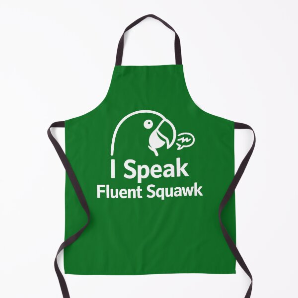 Item preview, I Speak Fluent Squawk – Minimalist Parrot Quote Design – Parrot Lover designed and sold by DesignHouse07.