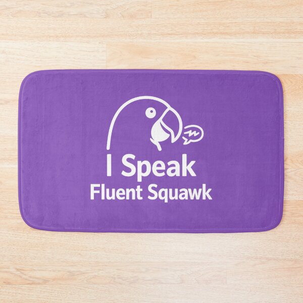 Item preview,  I Speak Fluent Squawk – Minimalist Parrot Quote Design – Parrot Lover designed and sold by DesignHouse07.