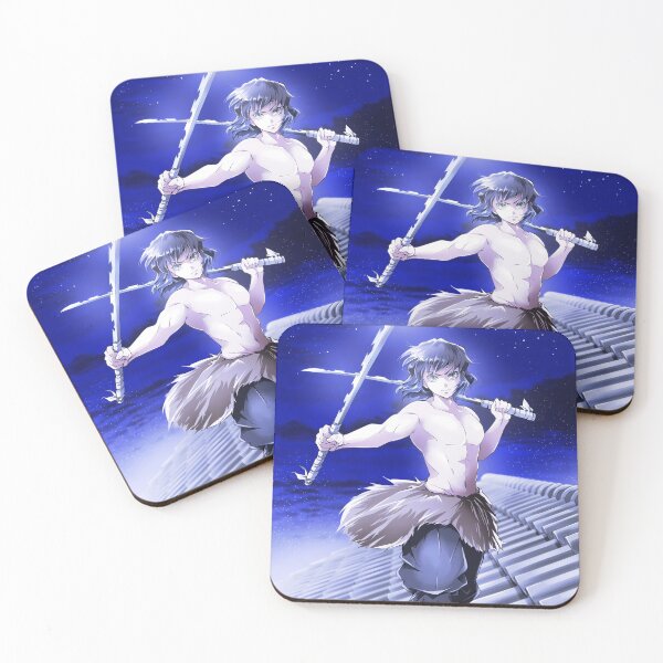 Item preview, Inosuke Hashibira Demon Slayer Moonlight Rooftop Blue Drama designed and sold by TanglenRabbit.