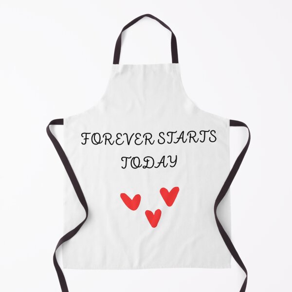 Item preview, Forever Starts Today Romantic Quote | Wedding Love Aesthetic Heart Shirt designed and sold by Homelife3.