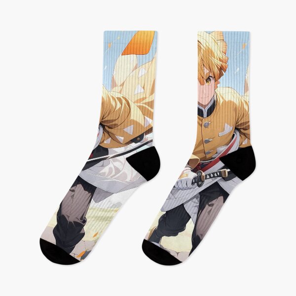 Artikelvorschau, Zenitsu Agatsuma Demon Slayer Dynamic Outdoors Wind Motion entworfen und verkauft von TanglenRabbit.