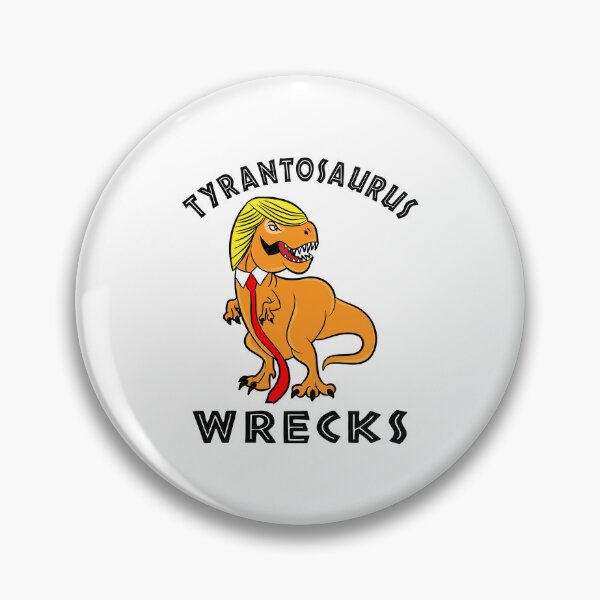 Item preview, Trump Tyrantosaurus Wrecks America And The White House designed and sold by ProtestDonald.