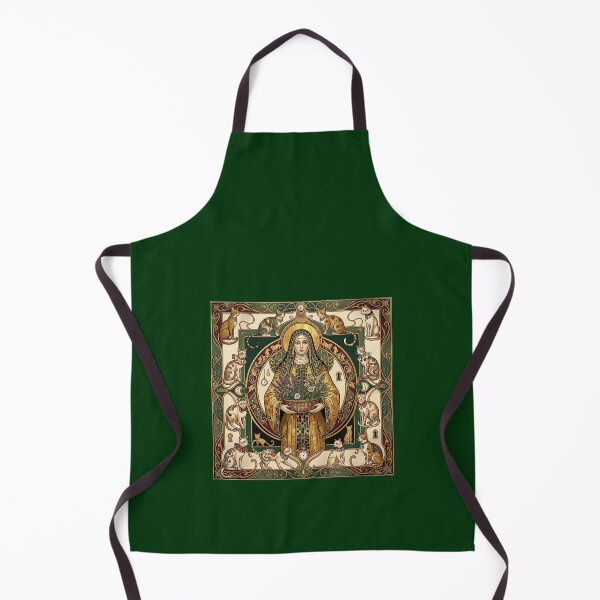 Item preview, Saint Gertrude of Nivelles with cats. designed and sold by Natalia-Vlad.