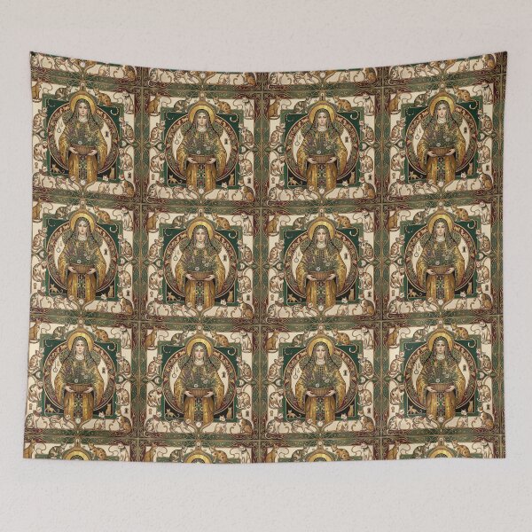 Item preview, Saint Gertrude of Nivelles with cats. designed and sold by Natalia-Vlad.