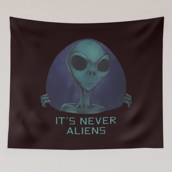 Aperçu de l'œuvre It'S Never Aliens créée et vendue par WILI-YAWILI.