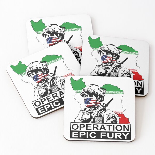 Item preview, Operation Epic Fury; USA: designed and sold by StickerApe.
