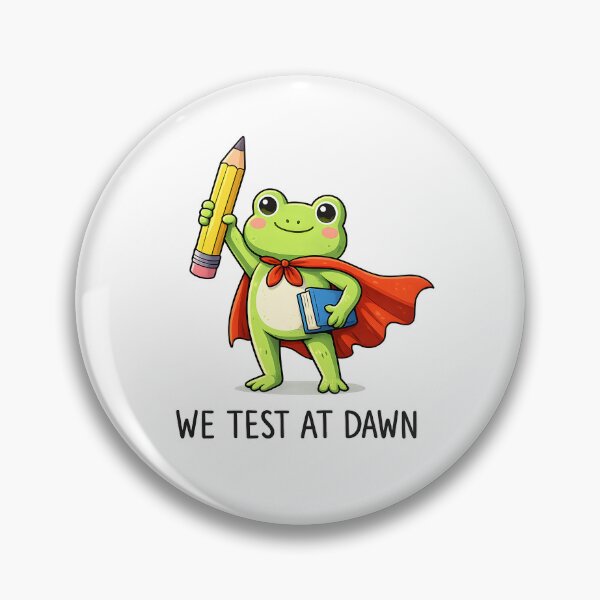 Item preview, Teacher Frog We Test At Dawn designed and sold by NQArtist.
